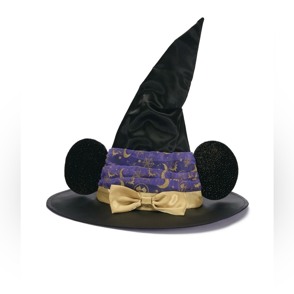Disney Kids Halloween Costume Minnie Mouse Witch Hat,One Size Fits Most,NWT